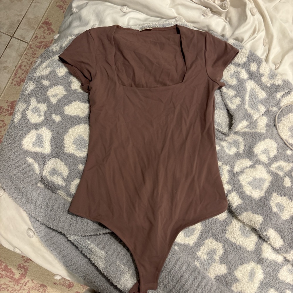 Free People Brown Bodysuit